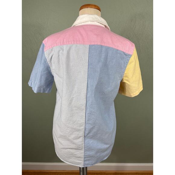 Polo Ralph Lauren Youth Teen Size XL Color Block Striped Short Sleeve Polo Shirt - Picture 11 of 11